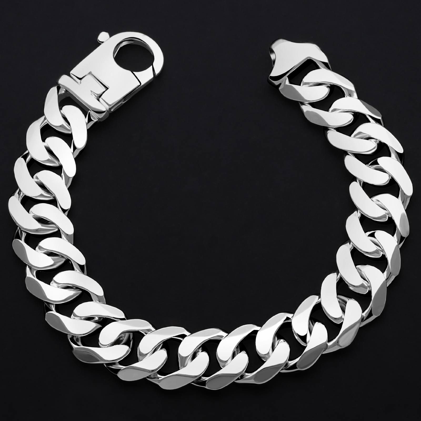 Tony Fein Silberarmband Panzerarmband 16mm 925er günstig online kaufen