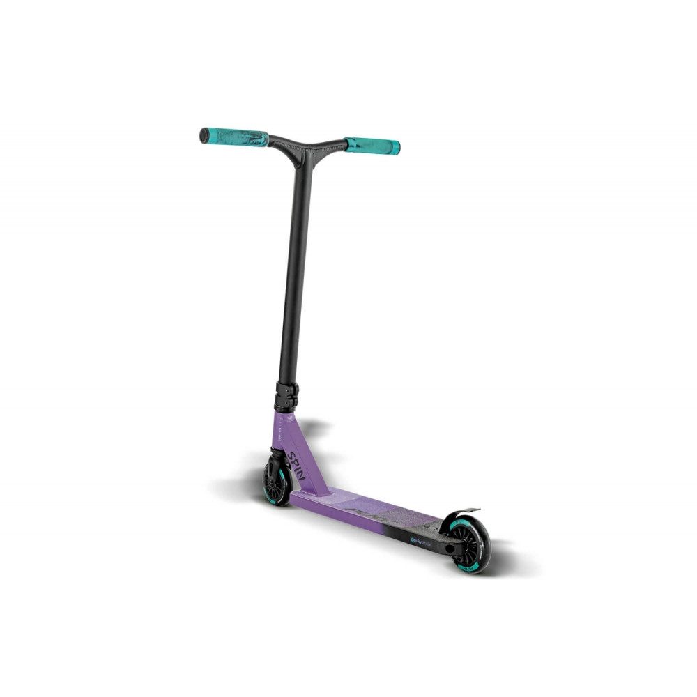 Puky Tretroller Roller Spin Stuntscooter Offwhite - Farbe: chilled purple, Leichter Aluminium-Roller für Kinder ab 5 Jahren