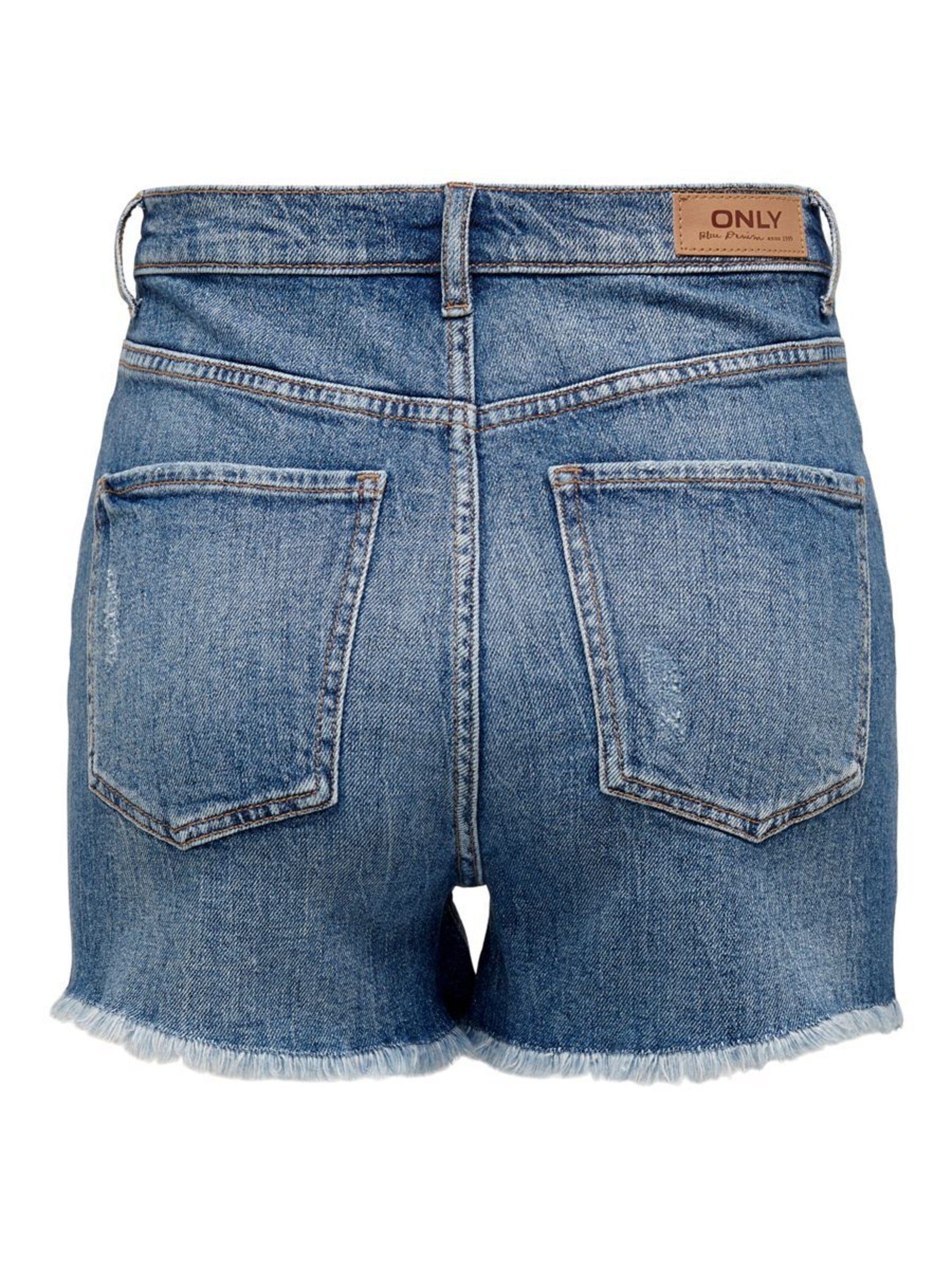 Jeansshorts Jenna ONLY Fransen (1-tlg)