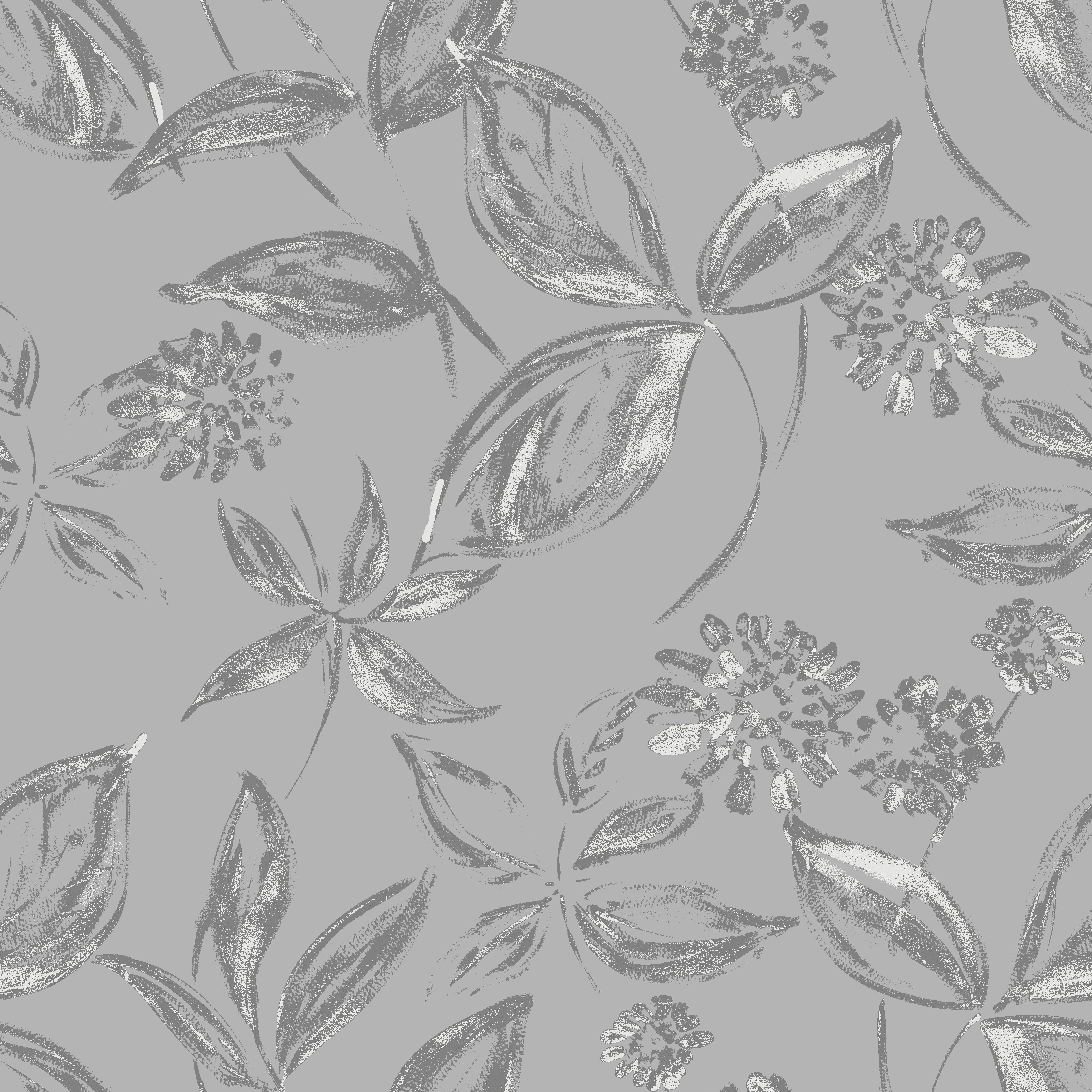 Vorhang FLOWER, DELAVITA, Ösen Größen, St), (1 grau verschiedene verdunkelnd, monochrom