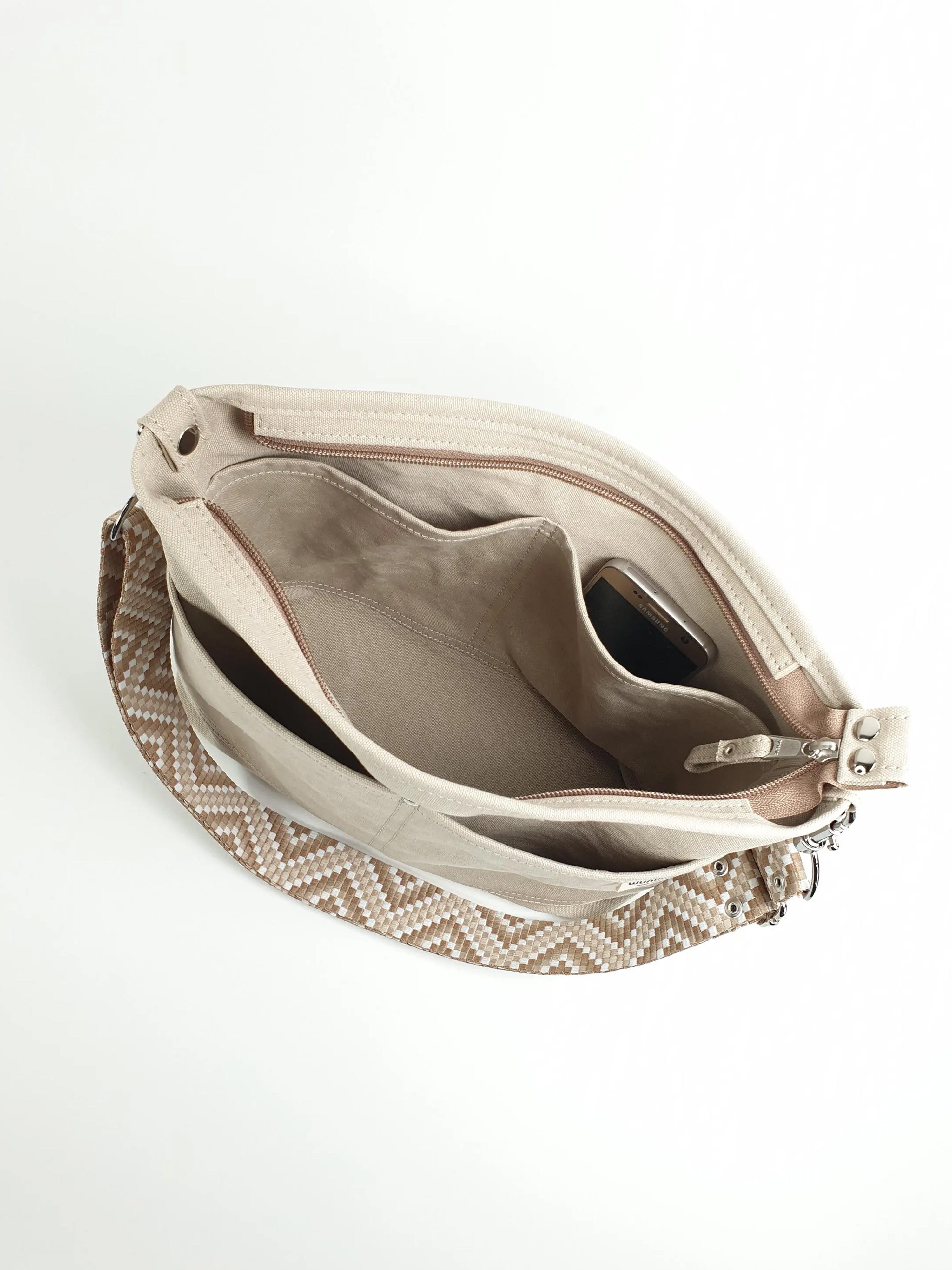 wundabaa Umhängetasche Damen Canvas S