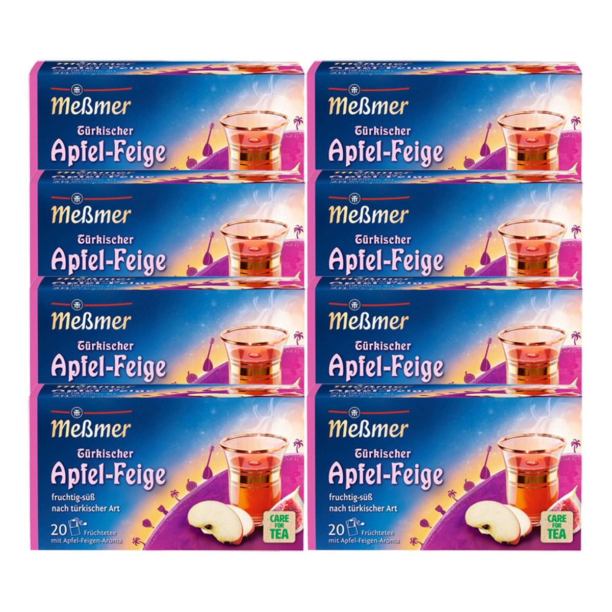 Meßmer Tee, Meßmer Türkischer Bayram Apfel Feige fruchtig und süß 8er Pack