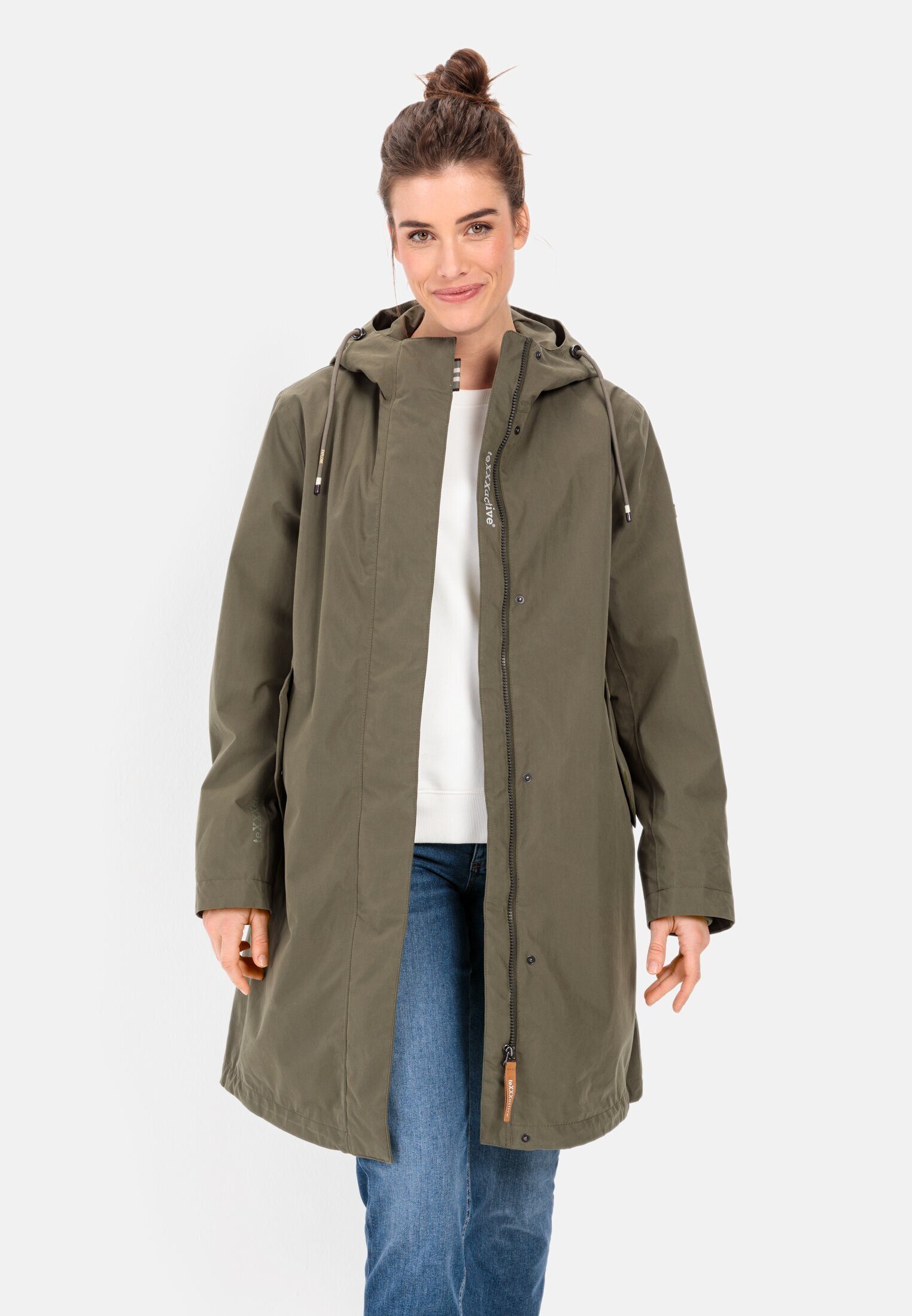 camel active Funktionsmantel Funktionsmantel Langarm Kapuze Kapuze günstig online kaufen