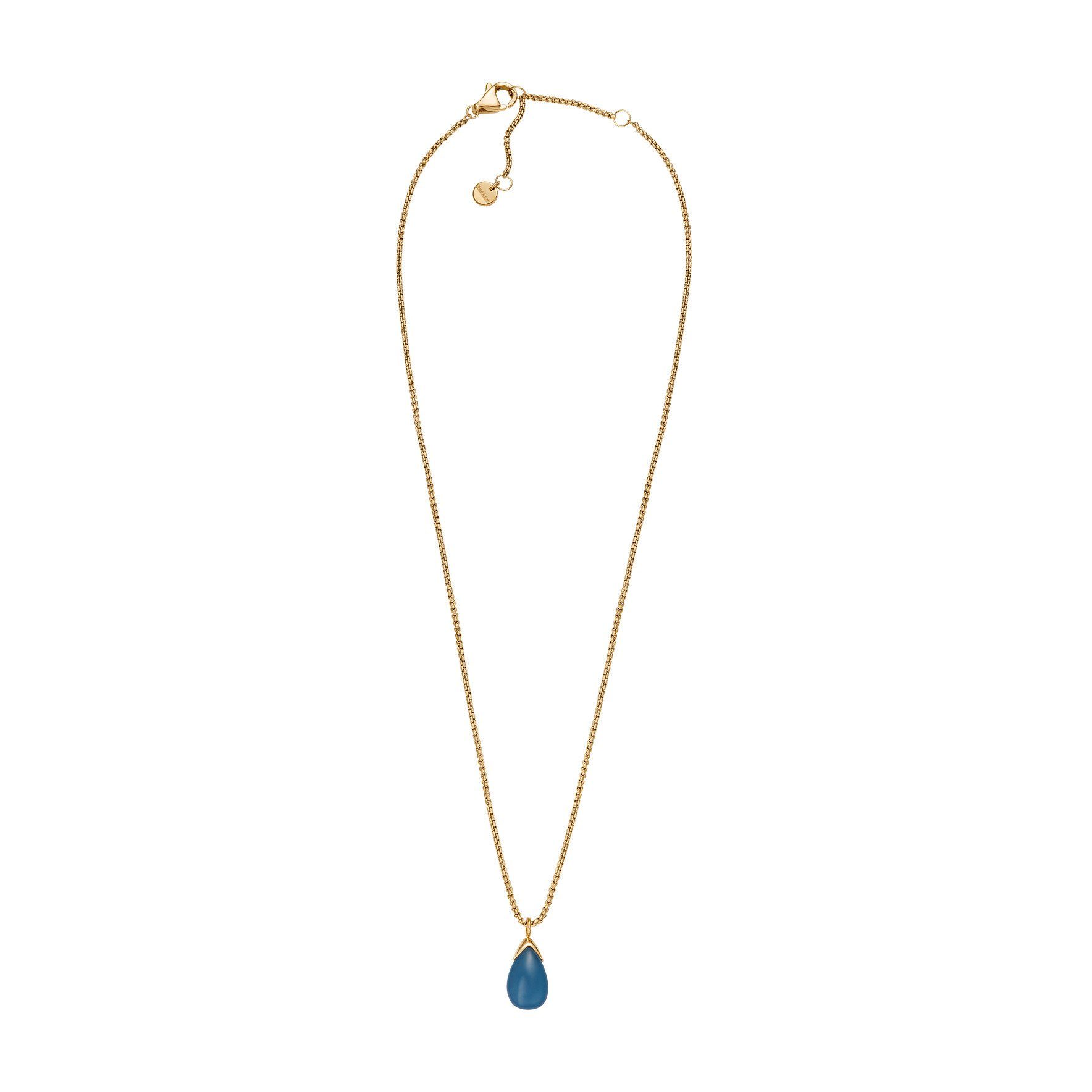 Skagen Edelstahlkette Halskette goldfarb...