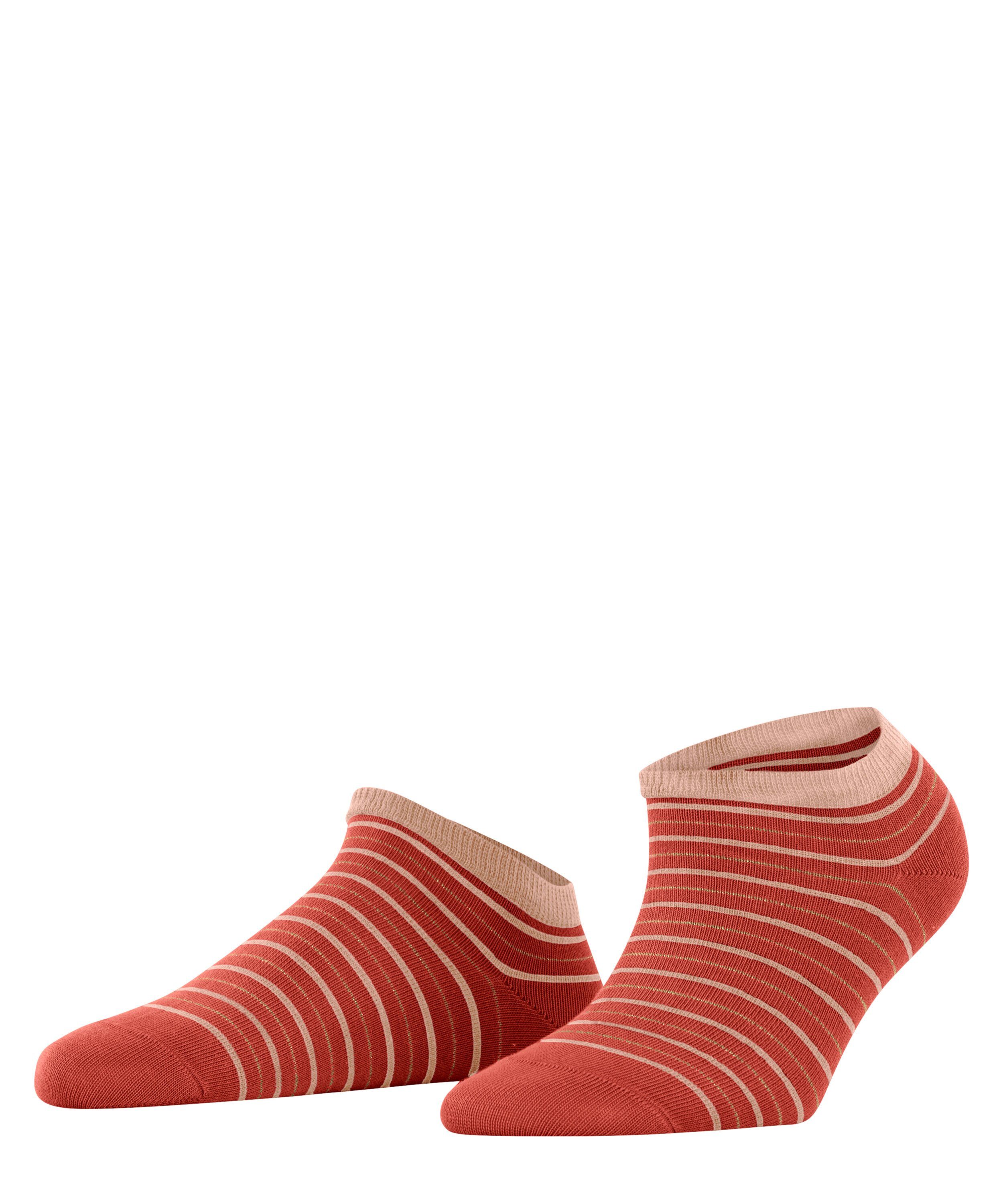 FALKE Sneakersocken Stripe Shimmer (1-Paar) mit Lurexgarn orange (8655)