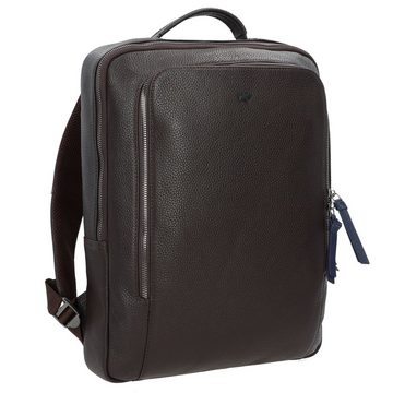 Braun Büffel Laptoprucksack Novara, Leder