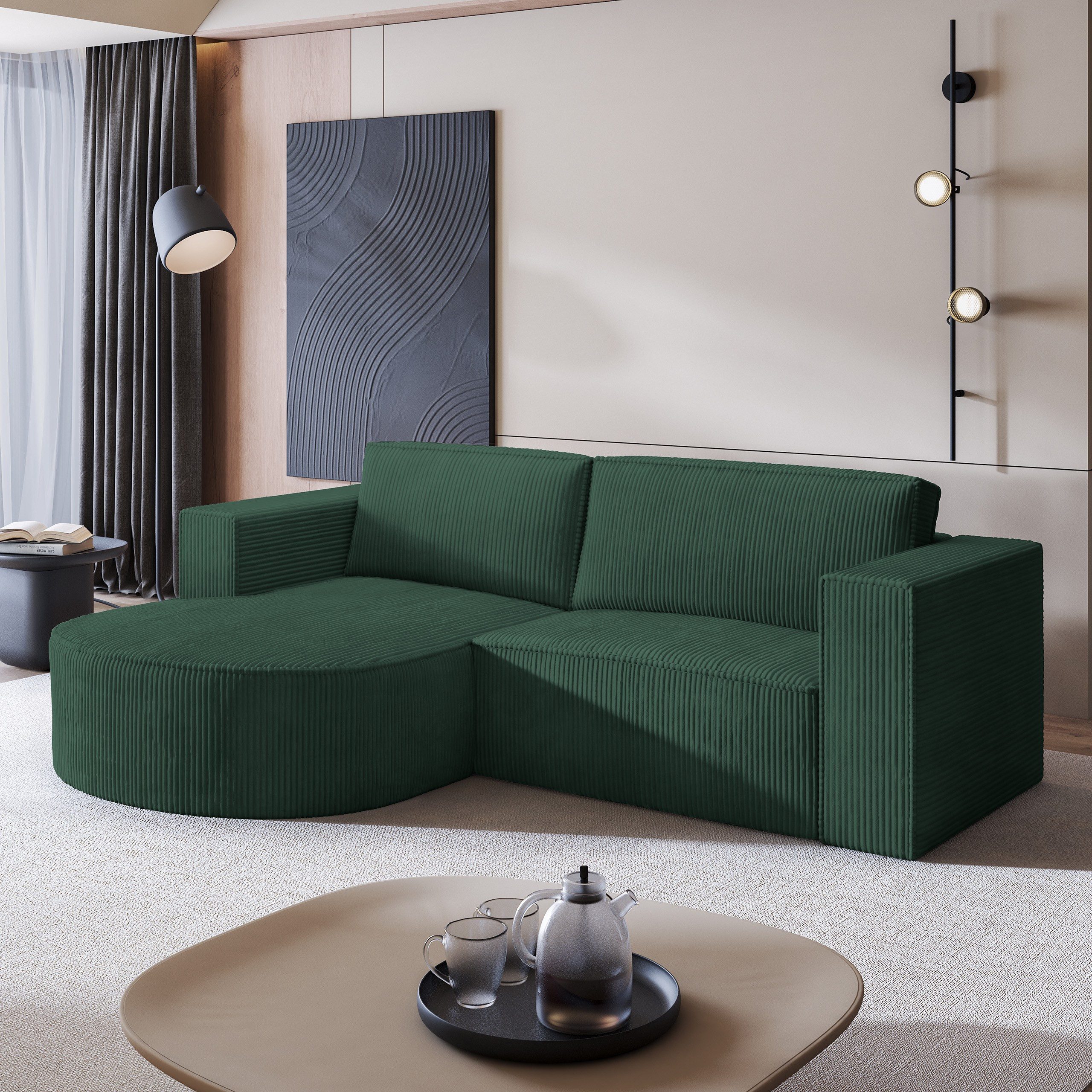 Masseno Ecksofa SORELA mit Schlaffunktion L-Form, günstig online kaufen