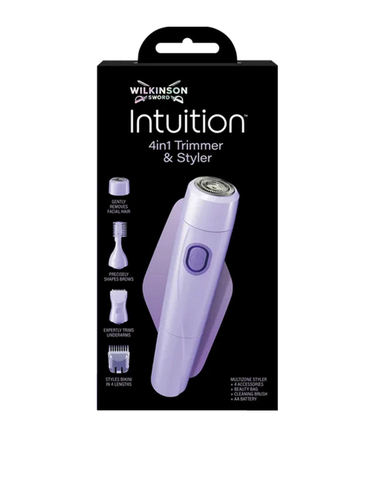 Wilkinson Körperrasierer intuition, 4-tlg.