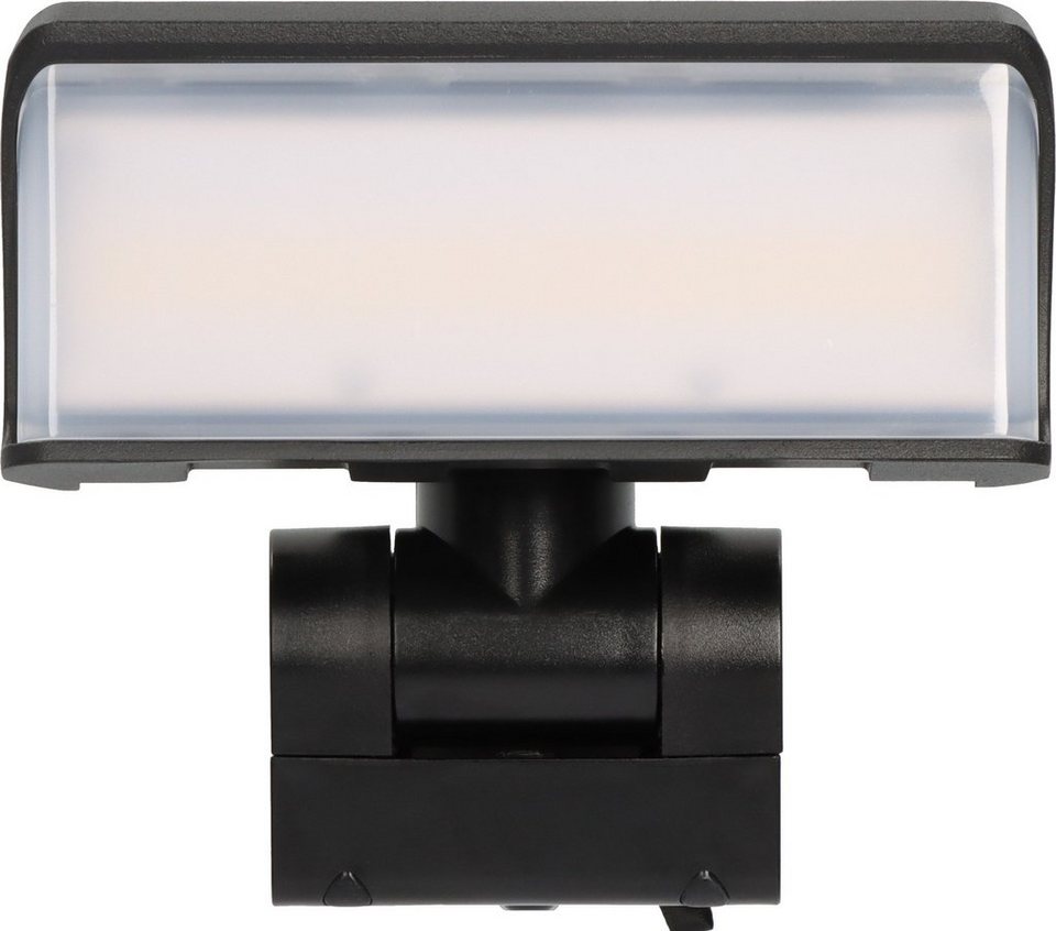 Brennenstuhl LED Wandstrahler WS 2050 S, LED fest integriert, Warmweiß,  warmweiße Lichtfarbe, Strahlerkopf horizontal und vertikal schwenkbar