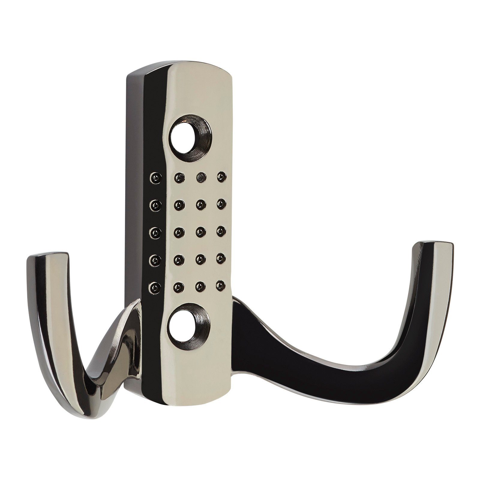 SO-TECH® Garderobenhaken JASMIN STRONG - extra stabile Ausführung (1 St), Variante kurz Chrom dunkel