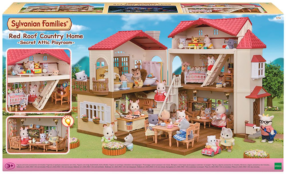 Sylvanian Families Spielwelt Stadthaus mit Dachzimmer (5716)