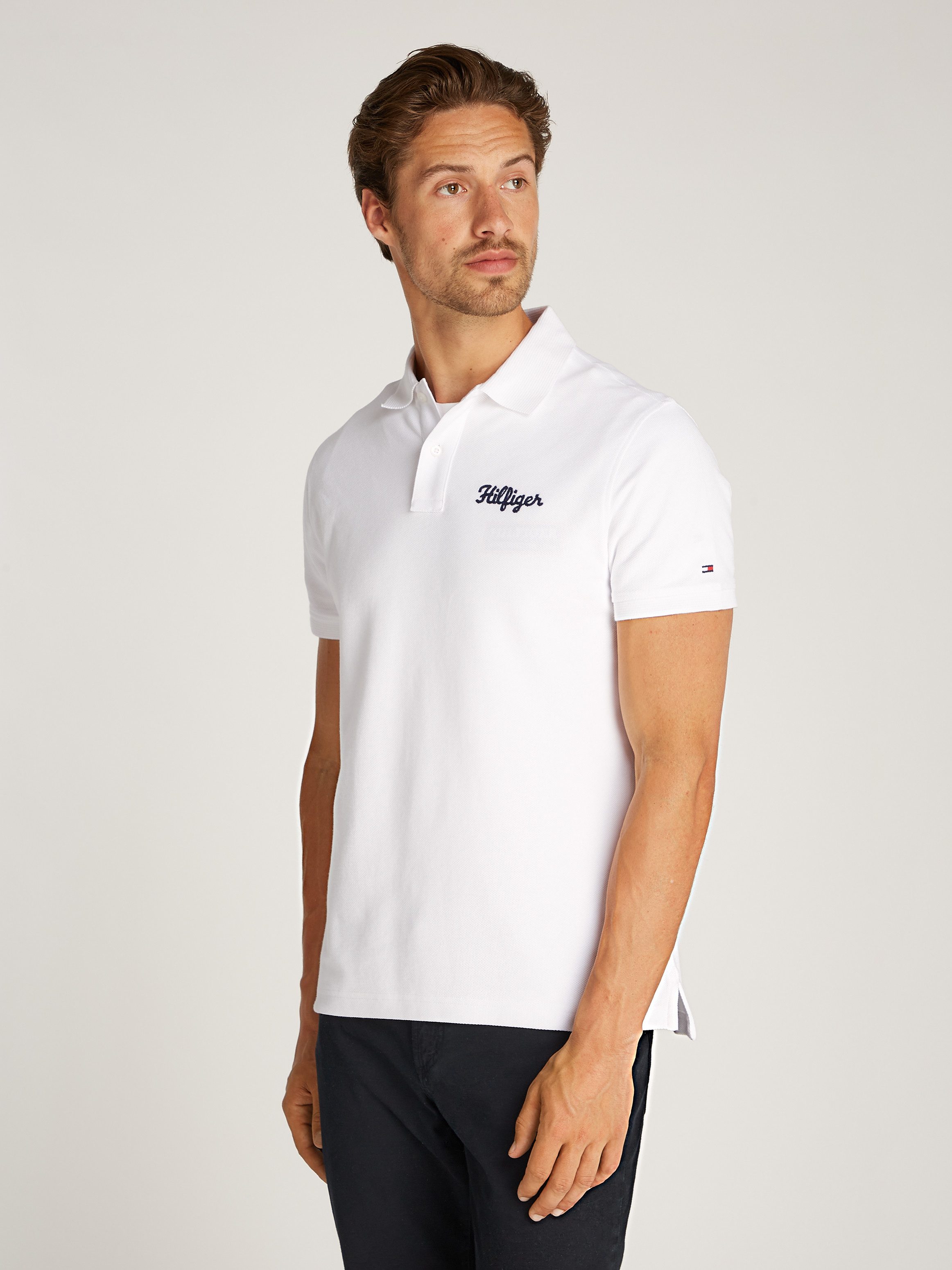 Tommy Hilfiger Poloshirt HILFIGER CHAINSTITCH REG günstig online kaufen