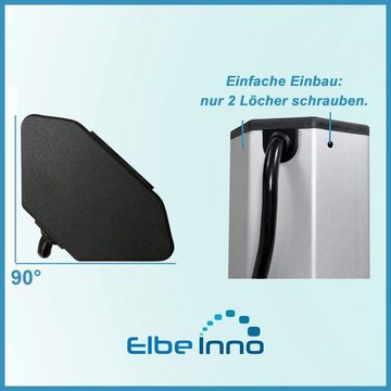 Elbe Inno Einbau-Tischsteckdosenleiste (Überspannungsschutz, Kindersicherung)