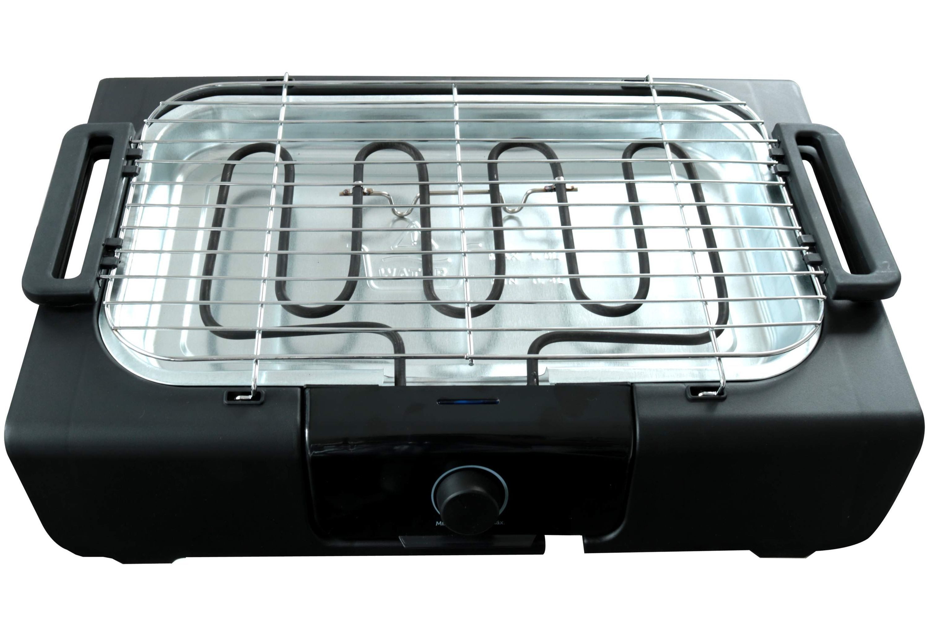 emeco Tischgrill Elektrischer Tischgrill 2000W Balkongrill Elektrogrill Gartengrill Gri