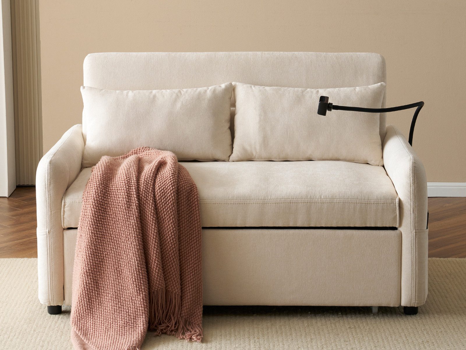 KLAM HOME Schlafsofa modernes Doppel-Klappschlafsofa Bettsofa günstig online kaufen