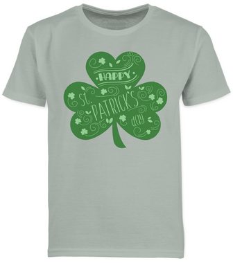 Shirtracer T-Shirt Happy St. Patricks Day Kleeblatt (1-tlg) Anlässe Kinder