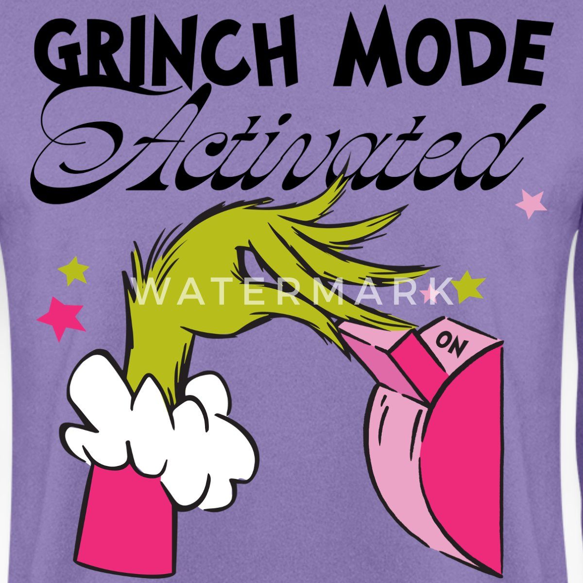 Spreadshirt Sweatshirt Der Grinch Statement Grinch Mode Activated Unisex Pullover (1-tlg)