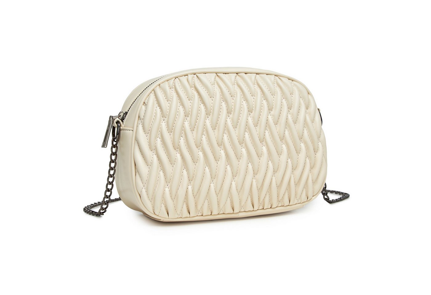 Miss Lulu Handtasche Damen Crossbody Tasche – Klein, Weiches PU-Leder, Kettenriemen