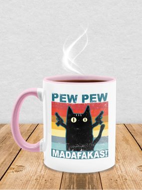 Shirtracer Tasse Pew Pew Madafakas pewpewpew, Keramik, Statement