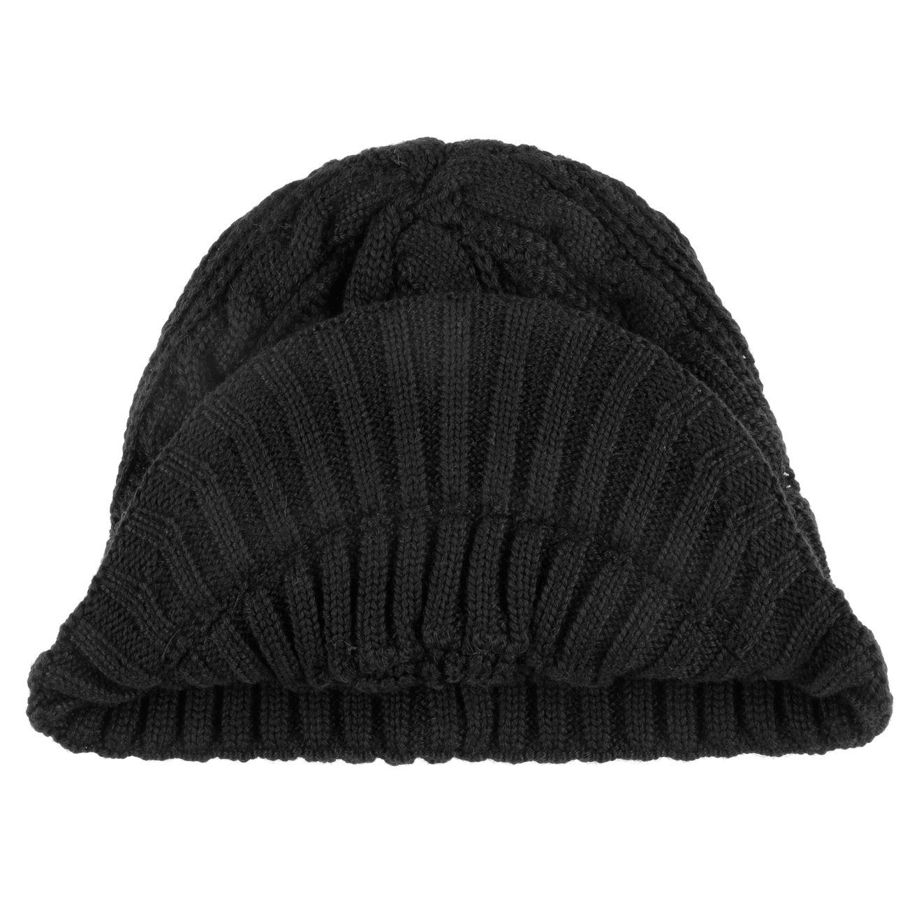 Eisbär Strickmütze (1-St) Strickcap mit Schirm, Made in the EU