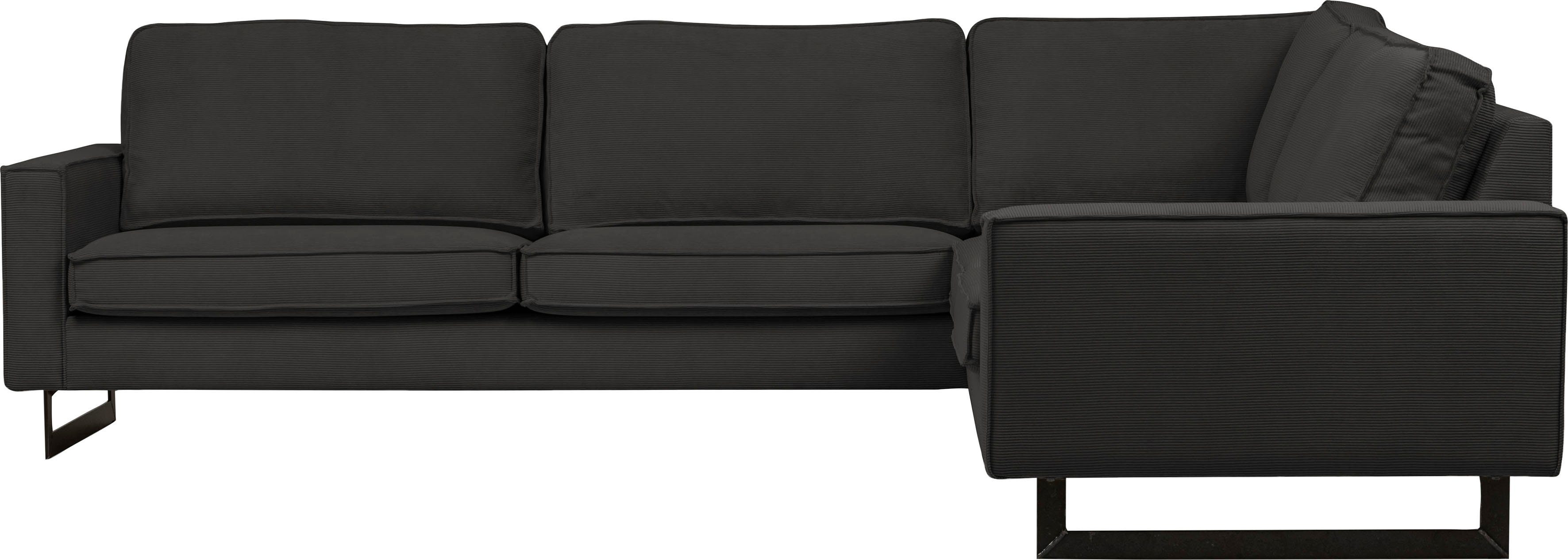 Home affaire Ecksofa Pinto, XXL, 250/290 cm, langer Schenkel, Ottomane, Cor günstig online kaufen