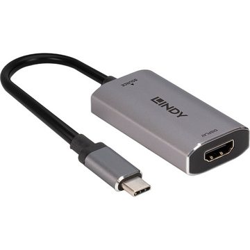 Lindy USB Konverter 8K60, USB-C Stecker > HDMI Buchse Audio- & Video-Adapter