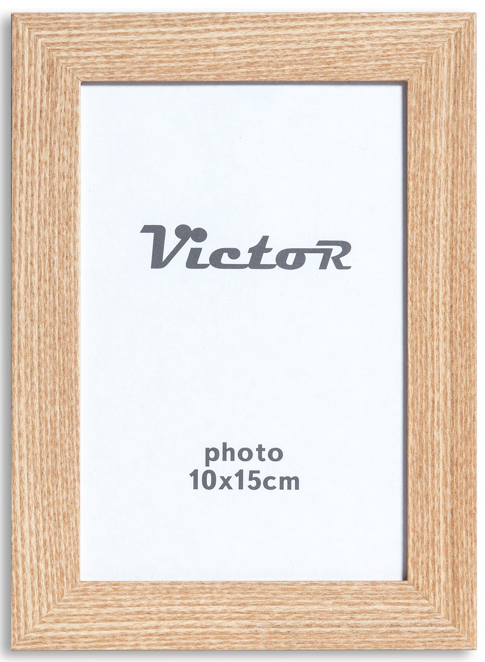 cm 10x15 Victor schlichter und beige, in Bilderrahmen (Zenith) moderner Dix, Bilderrahmen Holz