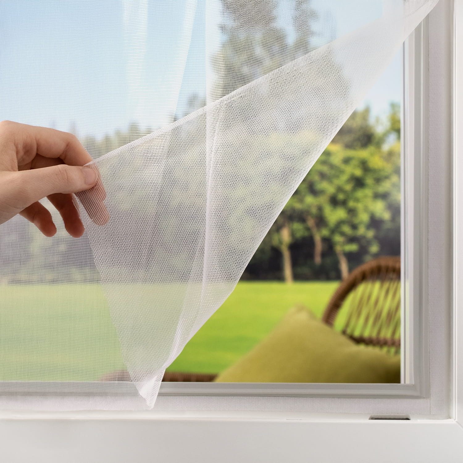 empasa Insektenschutz-Fensterrahmen mit Klettband, (3-St), Polyester günstig online kaufen