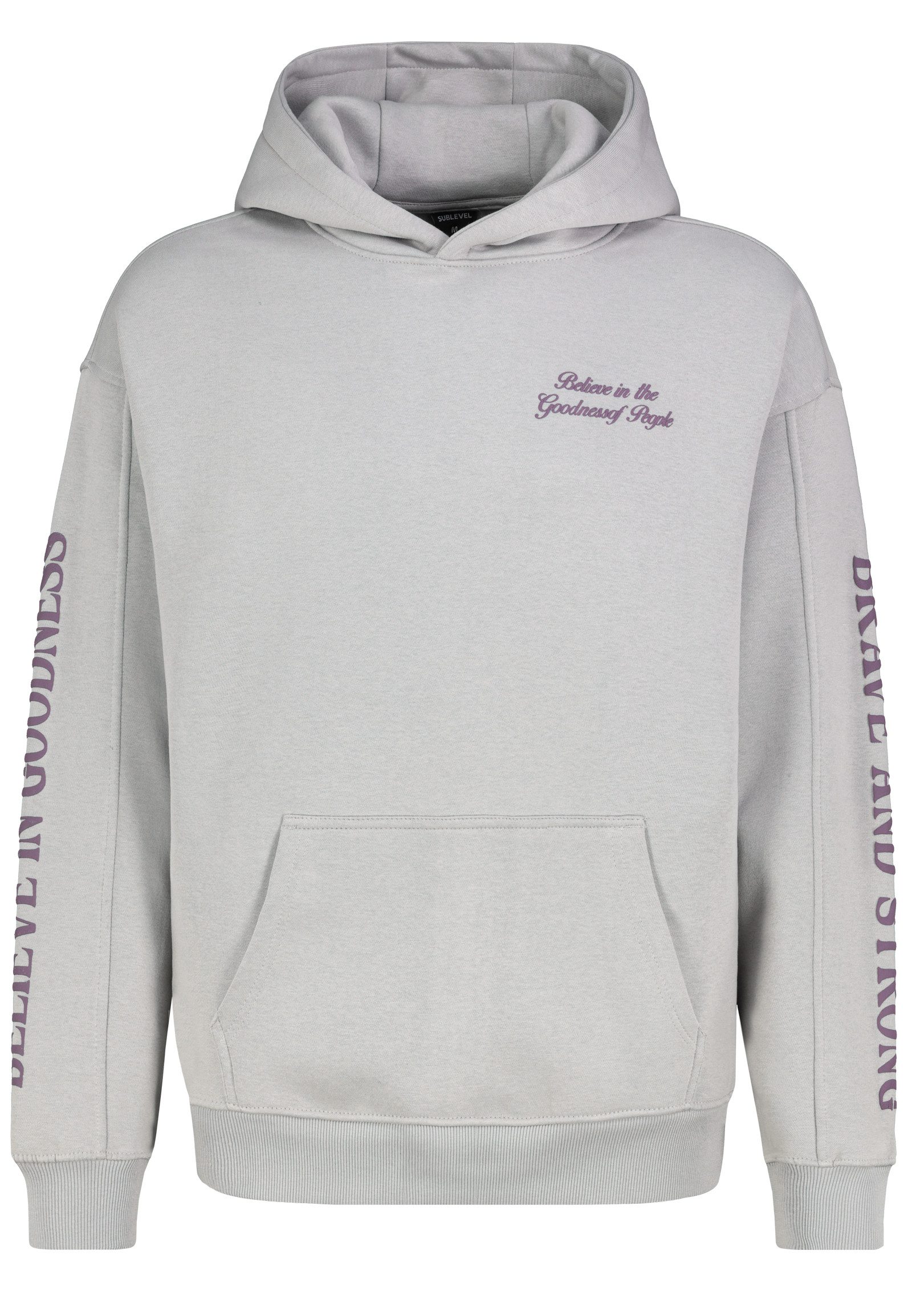 SUBLEVEL Hoodie Herren Kapuzenpullover mit 3D günstig online kaufen