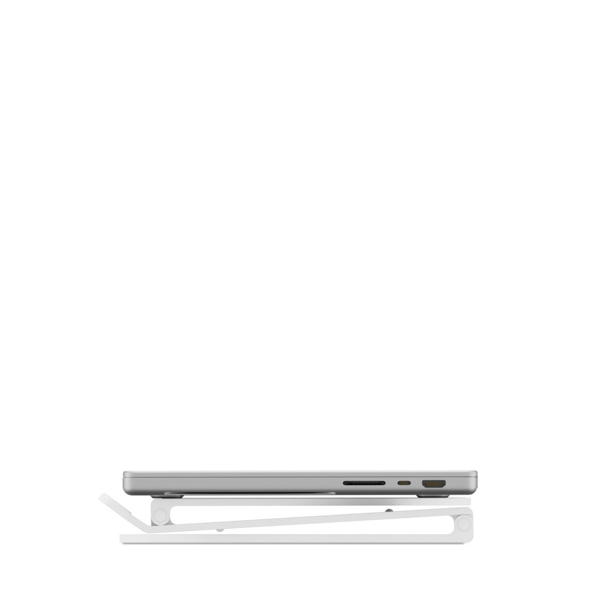 South Notebooks MacBook, 22 (Universal Aluminum Stand Twelve Flex Laptop-Ständer, Weiß Zoll) bis justierbarer für - Curve