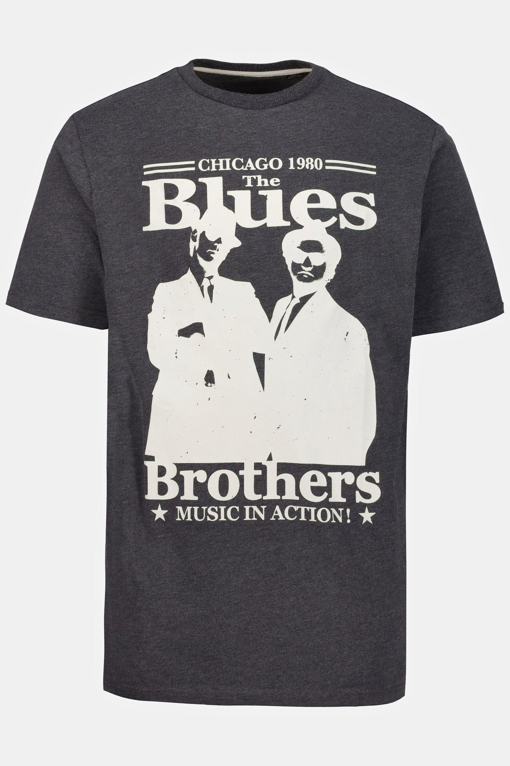 JP1880 T-Shirt T-Shirt Bandshirt Halbarm Blues schwarz Brothers