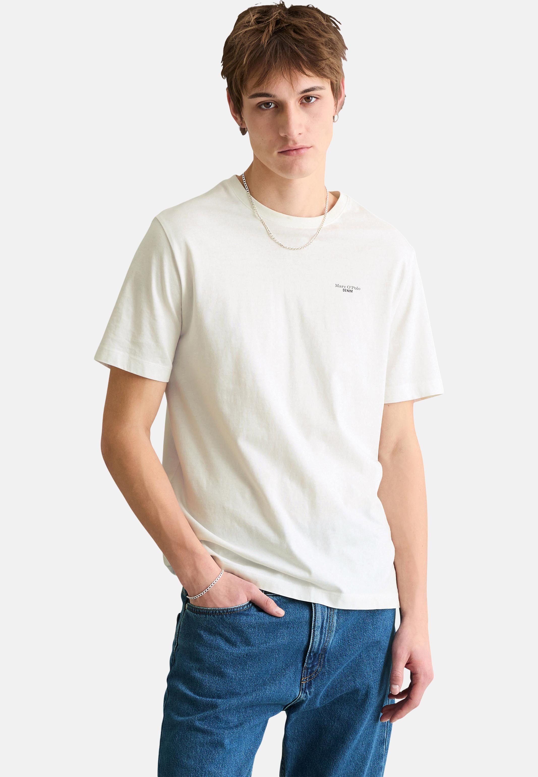 Marc O'Polo DENIM T-Shirt 4er Pack Basic (Spar-Set, 4-tlg) T-Shirt - Baumwolle - Atmungsaktiv - Weiche Baumwolle
