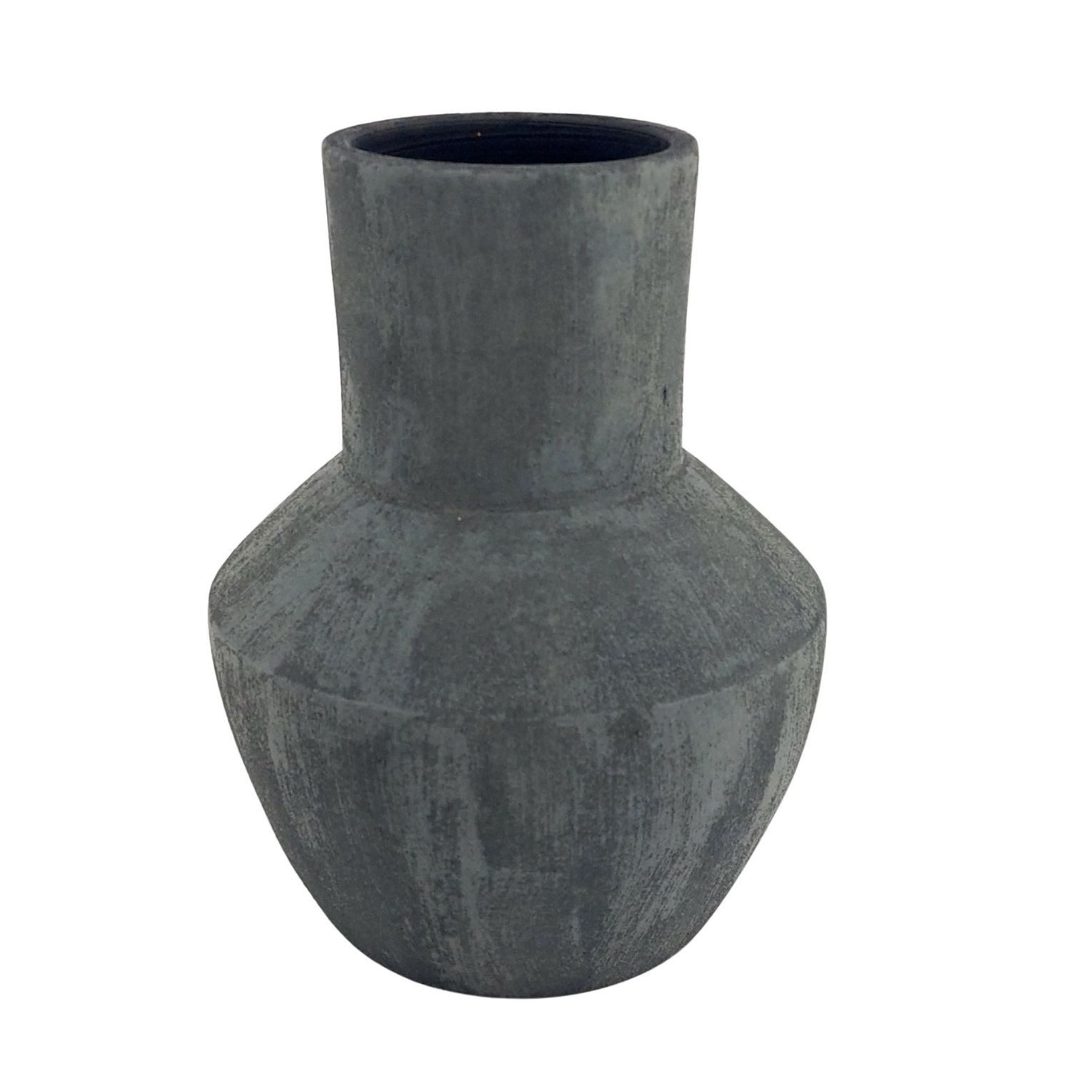 CreaFlor Home Bodenvase Avion Antraciet, Bodenvase 30cm, Grau, Einfarbig, H: 30cm
