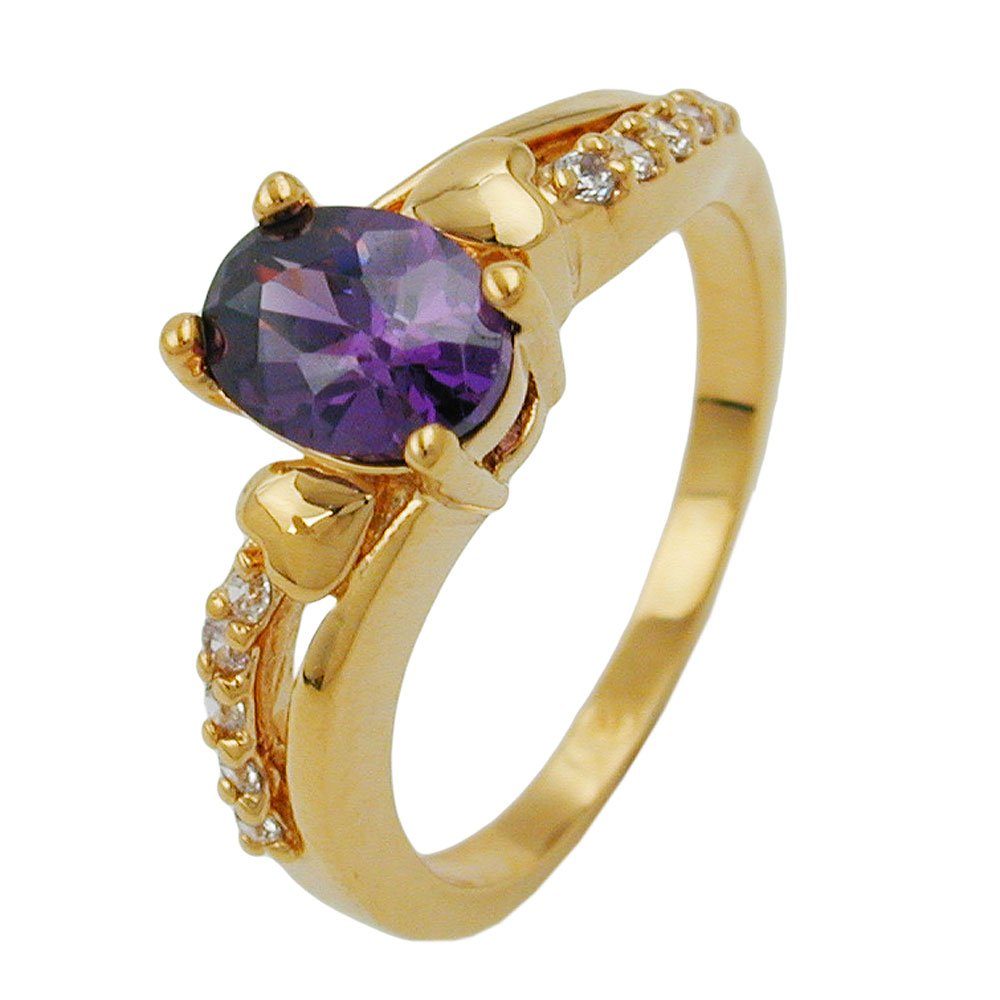 YAZILIND 18K Vergoldete Zirkonia-Band-Ohrringe – Elegantes Design, Für Frauen, Ideales Geschenk