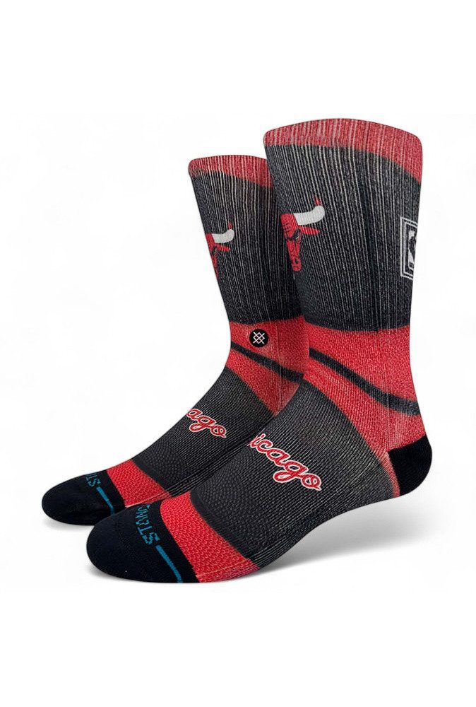 Stance Socken Tagessocke Crew Chicago Bulls Ball rot/schwarz - 1 Paar günstig online kaufen