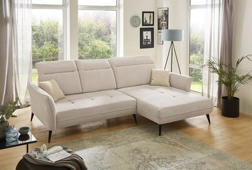 JOB Sofa Polstergarnitur, ARJEN, Beige, B 285 x T 195 cm