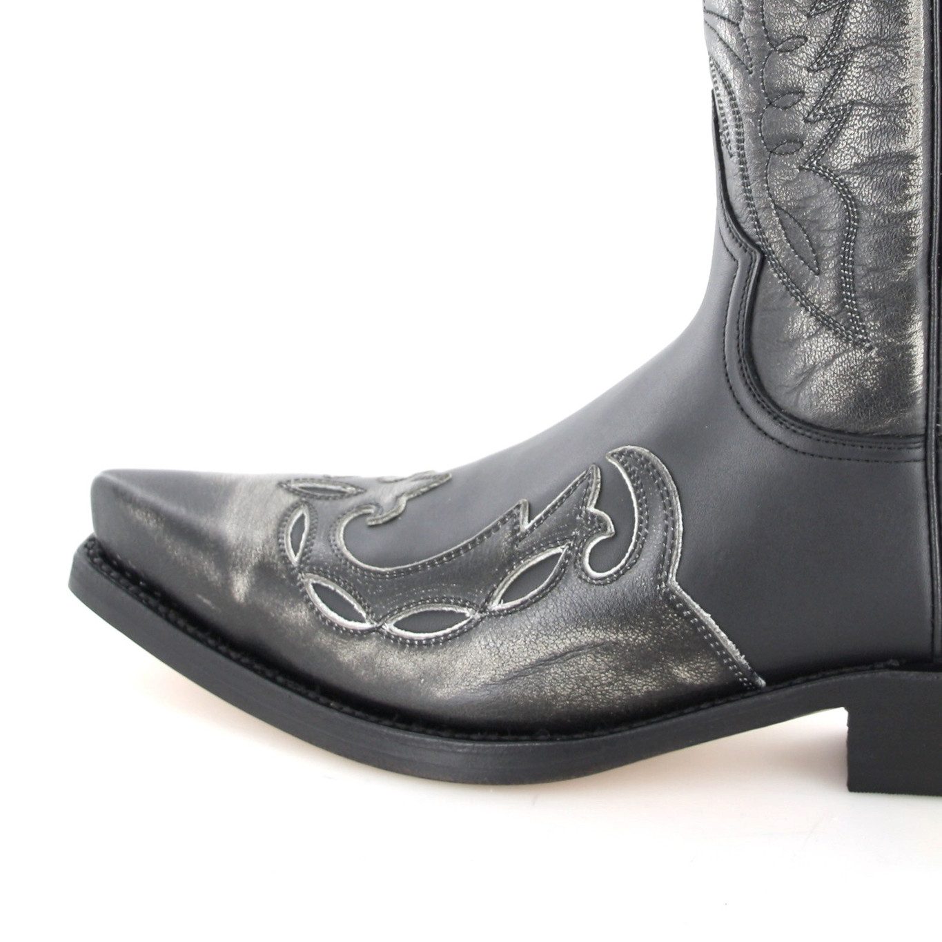 Mayura Boots 1927 Schwarz Cowboystiefel Rahmengenähter Westernstiefel