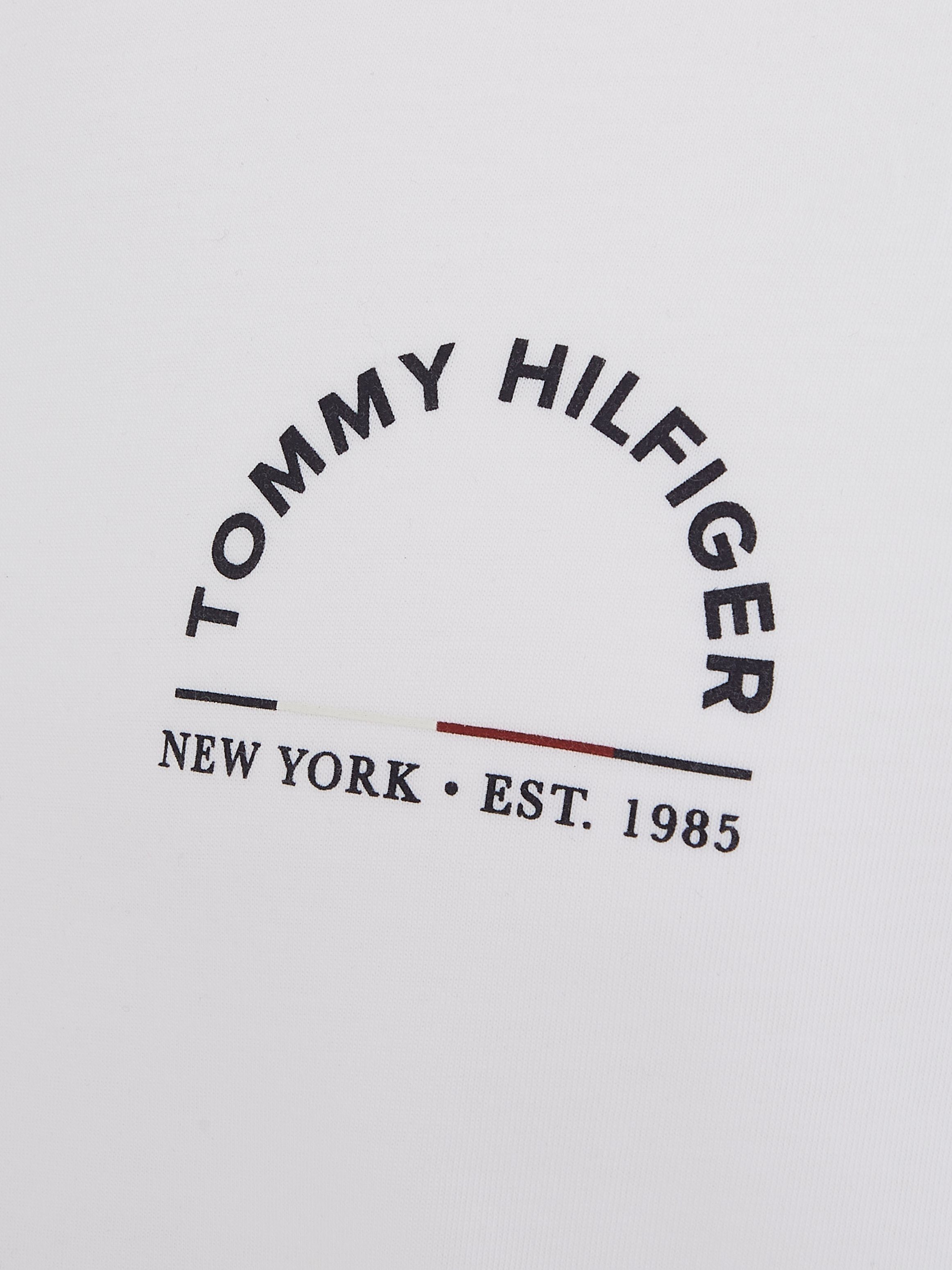 Tommy Hilfiger T-Shirt SHADOW HILFIGER REG Th TEE Optic White