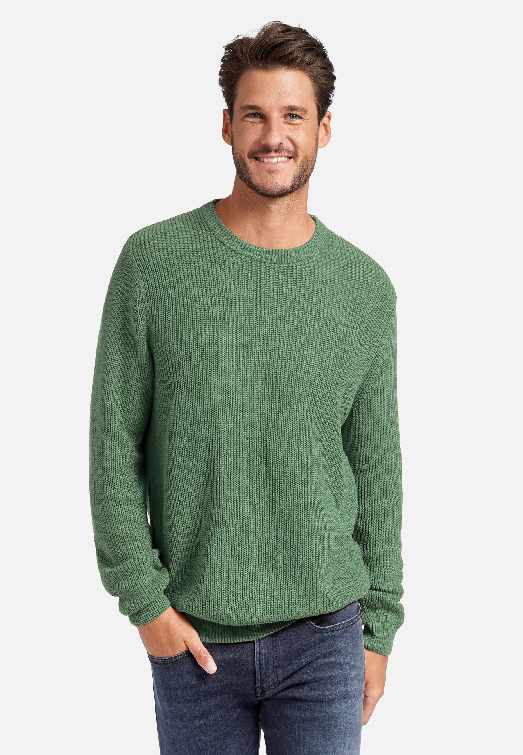 riesig Louis Sayn Strickpullover Pullover green