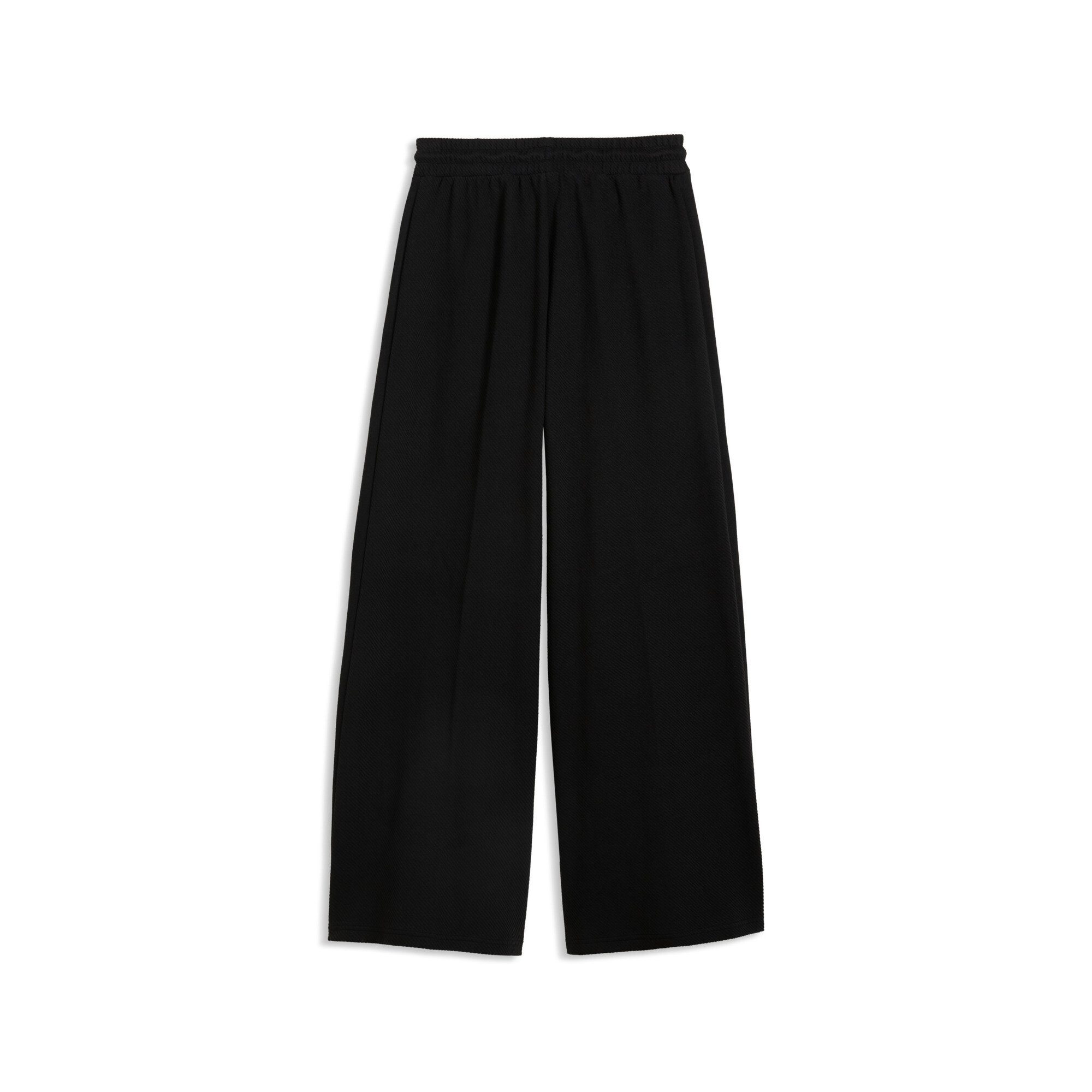 PUMA Trainingshose CLASS RELAXED WIDE LEG PANTS mit Eingrifftaschen, normale Länge, aus Webmaterial