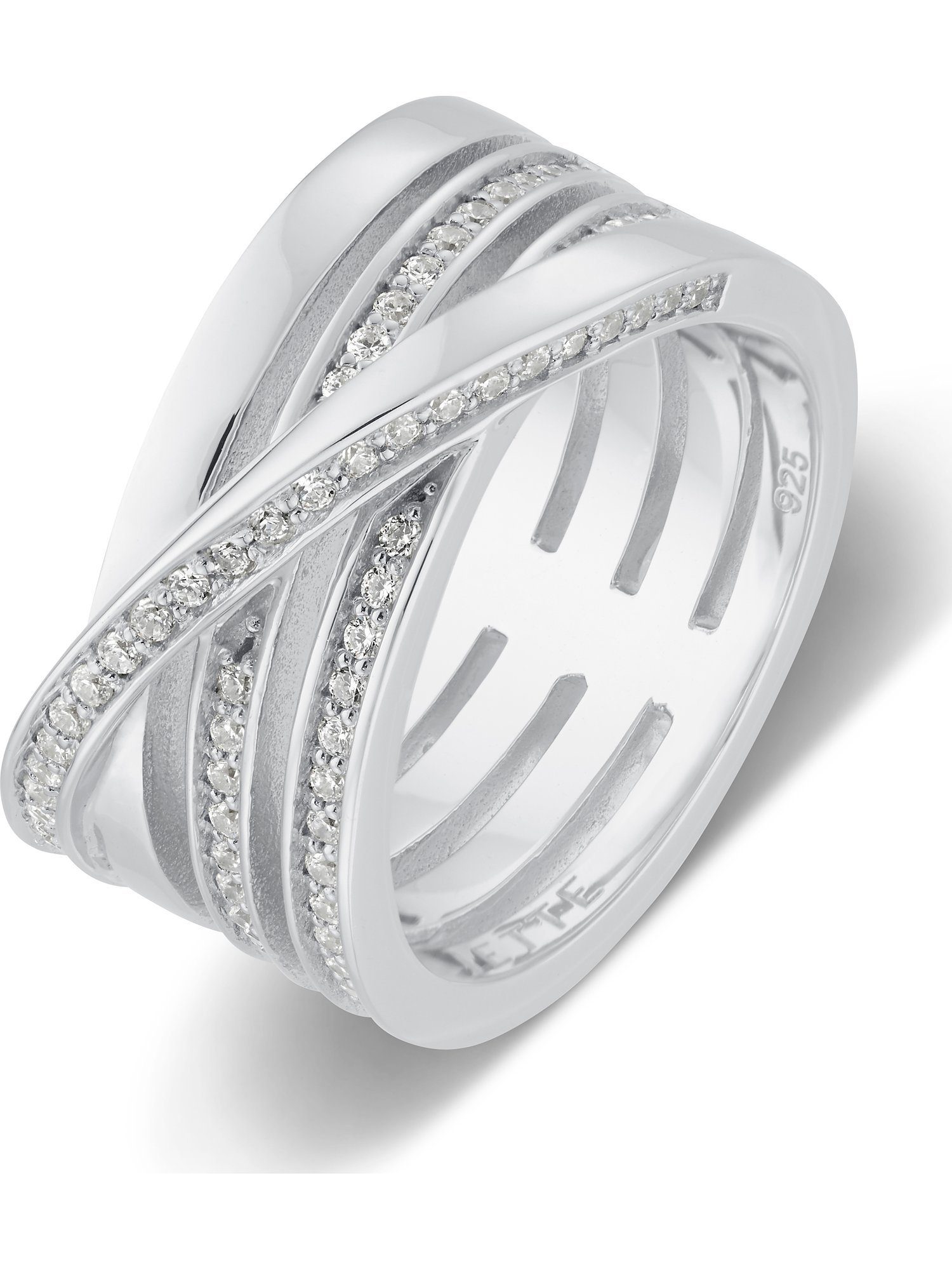 JETTE Silberring JETTE Damen-Damenring 67 Zirkonia, Zirkonia günstig online kaufen