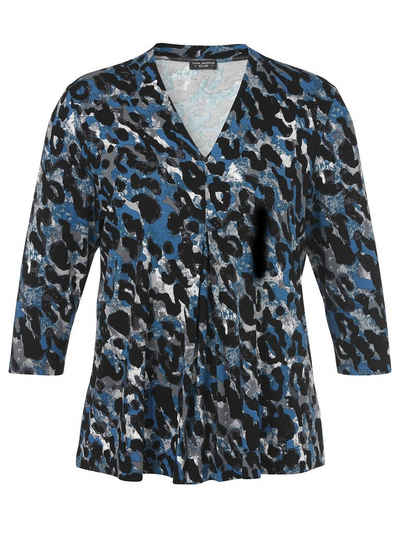 VIA APPIA DUE 3/4-Arm-Shirt mit animalprint