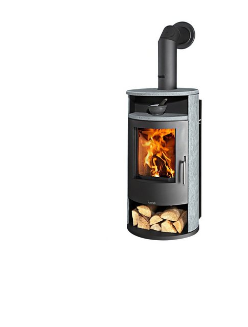 Kaminofen Island Aqua, Speckstein, 10 kW, Wasserführend, ext. Verbrennungsluftzufuhr