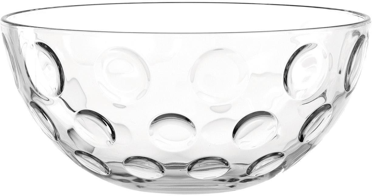 LEONARDO Schale Cucina Optic, Glas, (1-tlg), spülmaschinengeeignet, Ø 26 cm