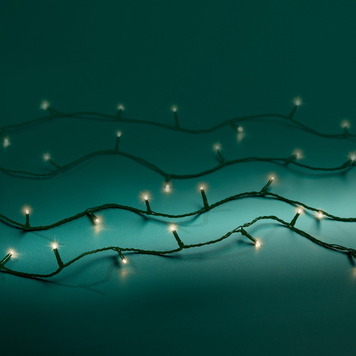 Kaemingk LED-Lichterkette Lumineo Basic Twinkle warmweiß batteriebetrieben, 8 Lichtfunktionen