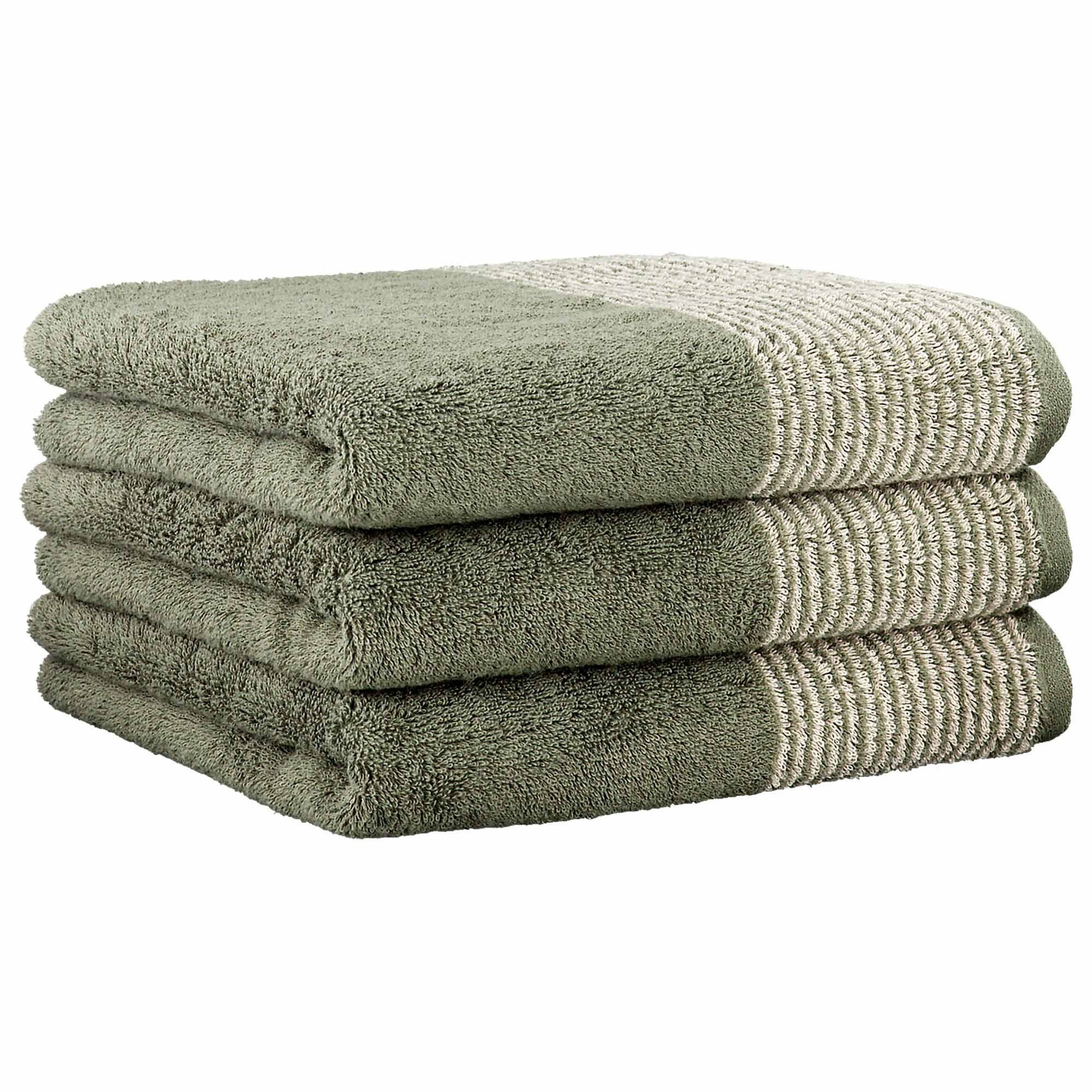 Cawö Gästehandtücher Unisex Gästetuch 3er Pack Baumwolle, Frottier (Packung, 3-St)