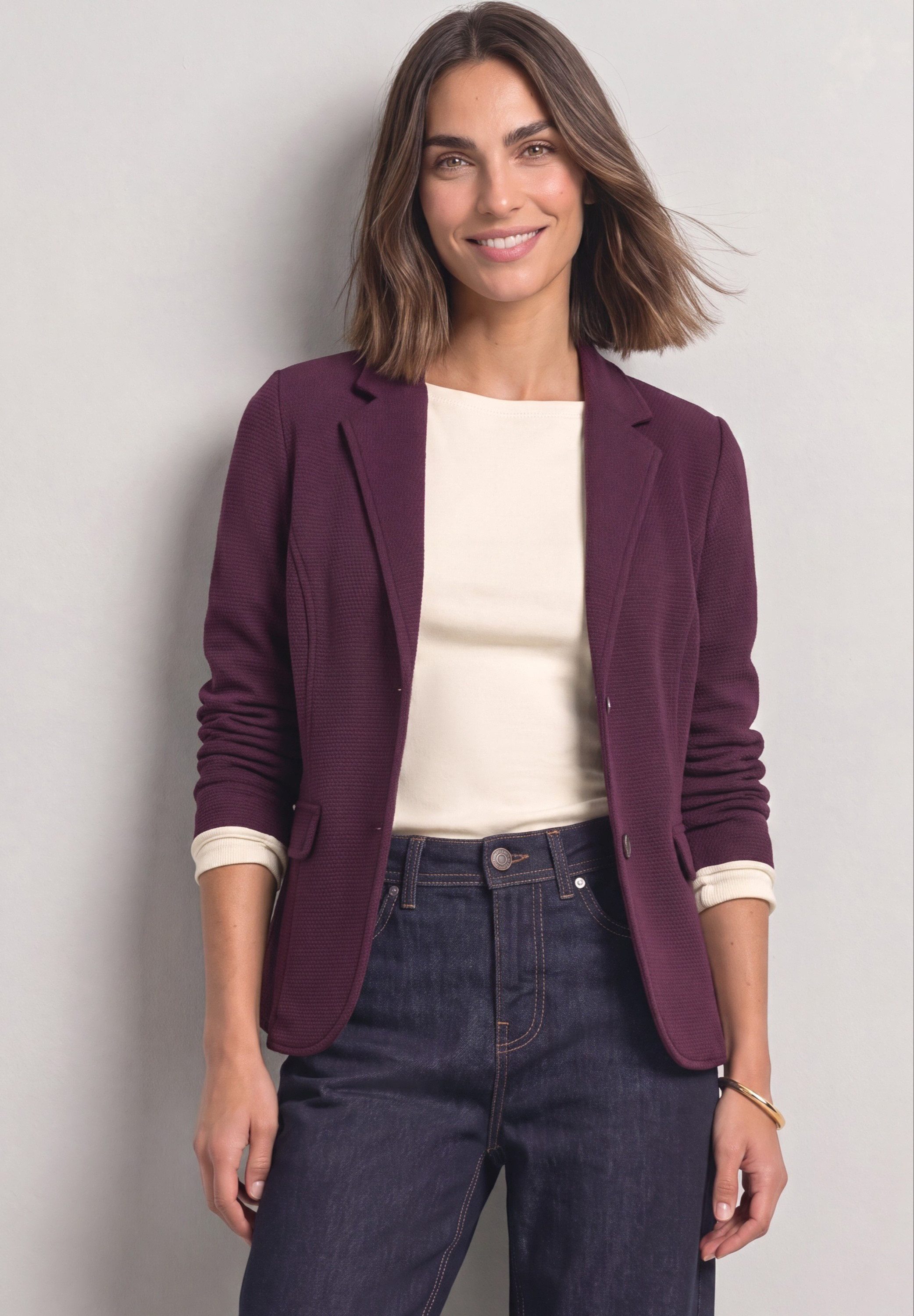 STREET ONE Kurzblazer mit Reverskragen