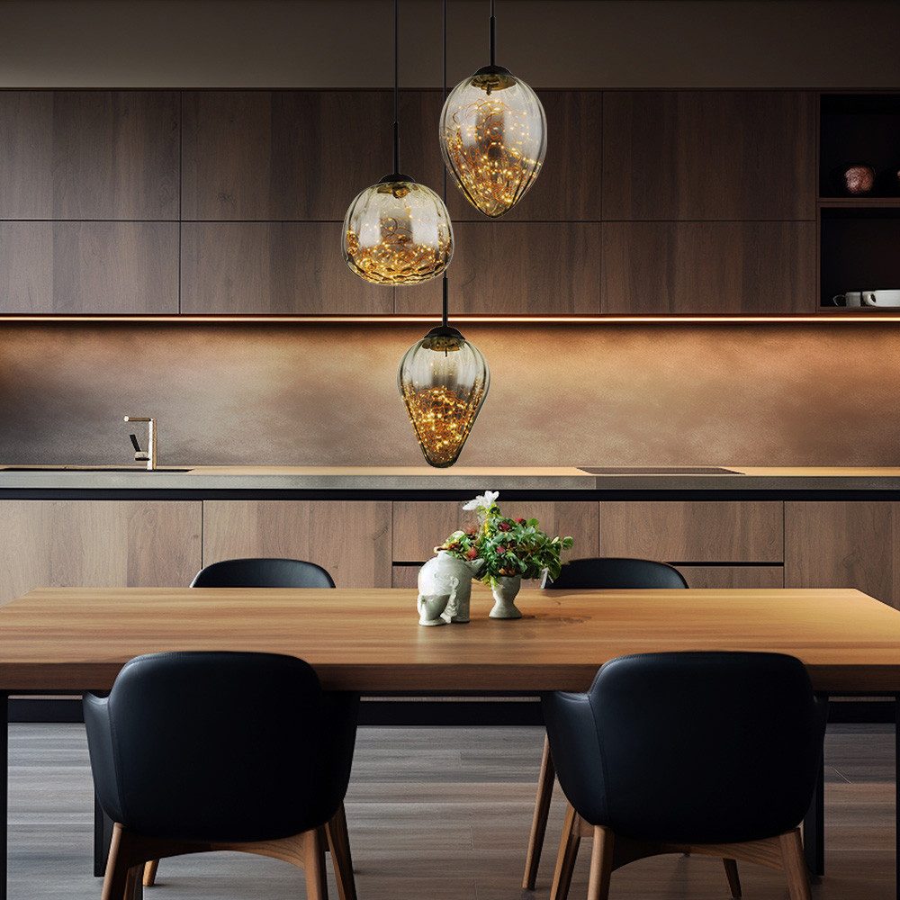 GLOBO LIGHTING LED-Hängeleuchte, LED-Leuchtmittel fest verbaut, Warmweiß, P günstig online kaufen