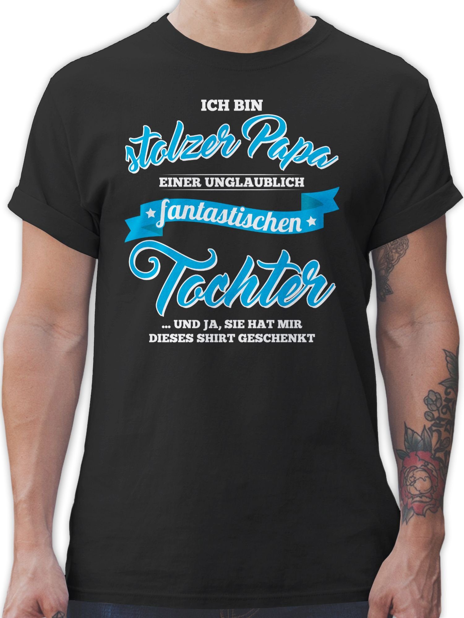T-Shirt Stolzer Papa einer fantastischen Tochter