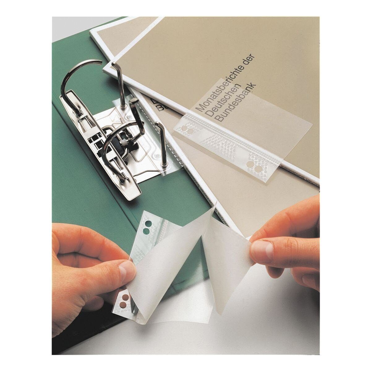 VELOFLEX Abheftstreifen, Doppelheftfix, selbstklebend